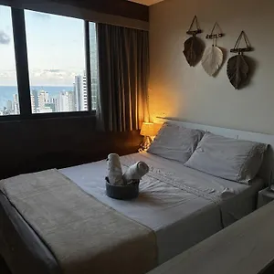 Flat 26º Andar Com Vista O Mar- Próximo Ao Shopping E à Apartamento